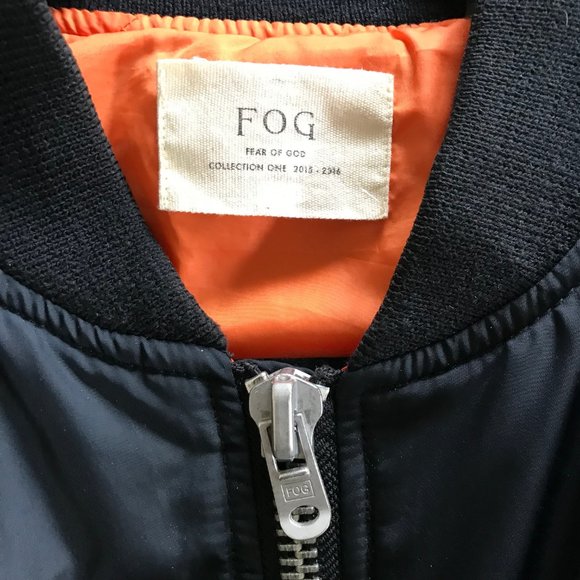 SOLD - Fear of God Bomber Jacket Collection One Sz M - Picture 4 of 9